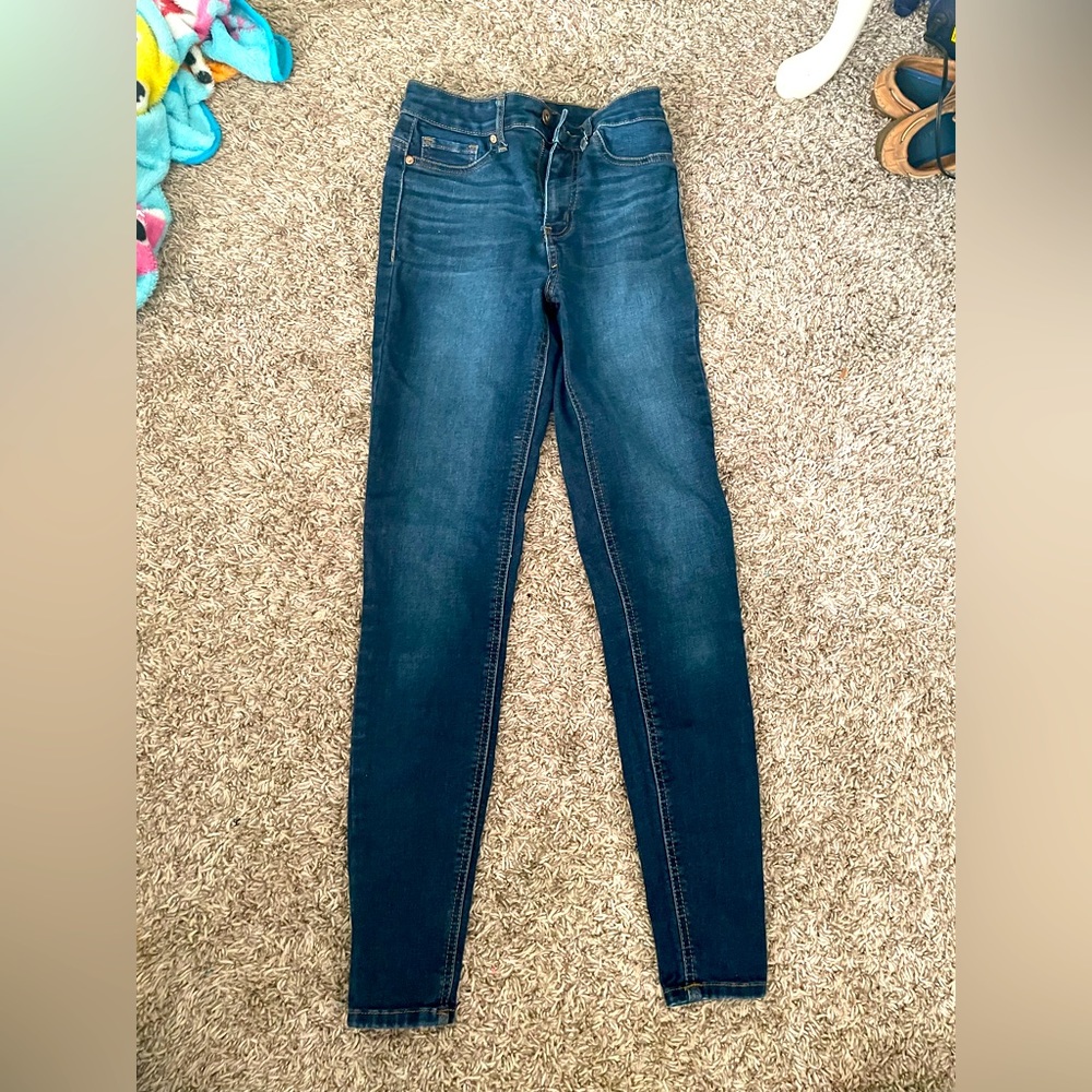 Blue skinny jeans like new